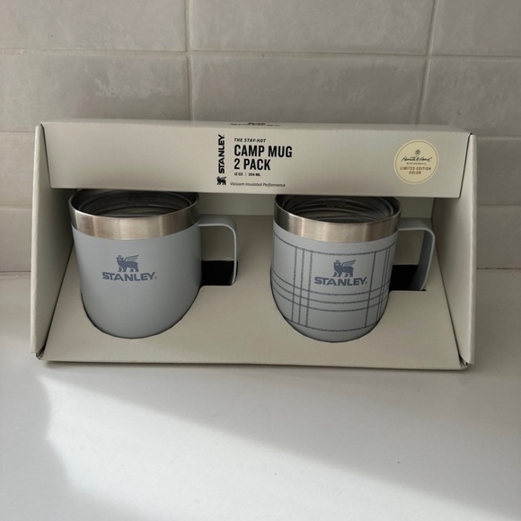 Stanley camp mug pack of 2 hearth and hand (silver foil) - Picture 4 of 5